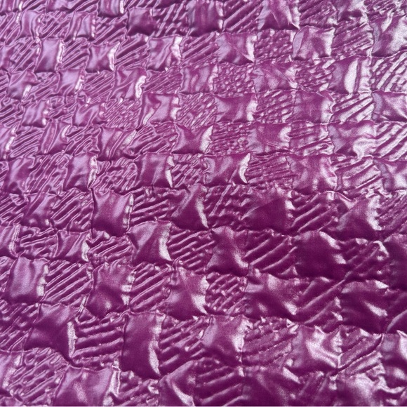 60s Neiman Marcus Vintage Quilted Purple Coat - Picture 11 of 11